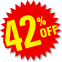 42%OFF
