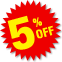5%OFF
