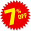 7%OFF