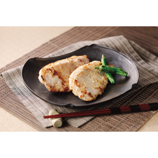 西京味噌　国産豚ロース肉塩麹漬（４枚）のサムネイル画像1