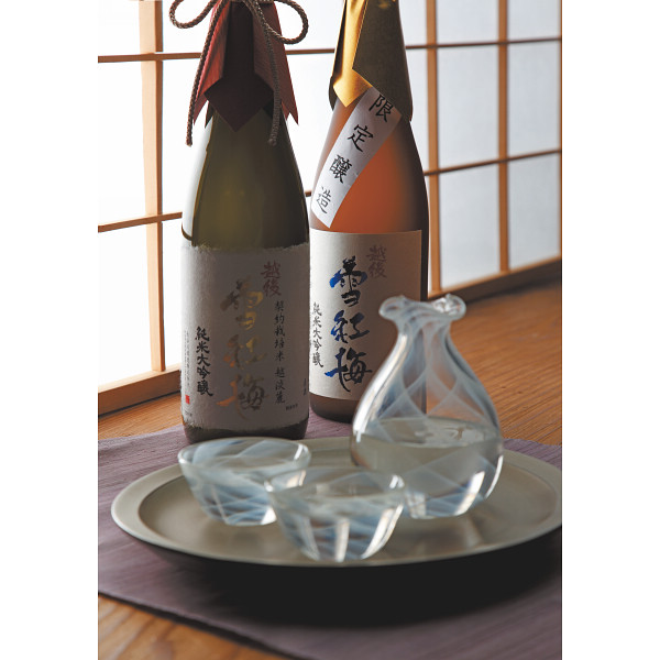 長谷川酒造　雪紅梅　純米大吟醸セット（２本）のサムネイル画像1