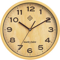 マリ・クレール　壁掛け時計 ナチュラル 