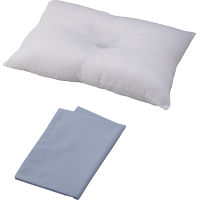 洗える枕＆カバーセット（無地カラー） ブルー 