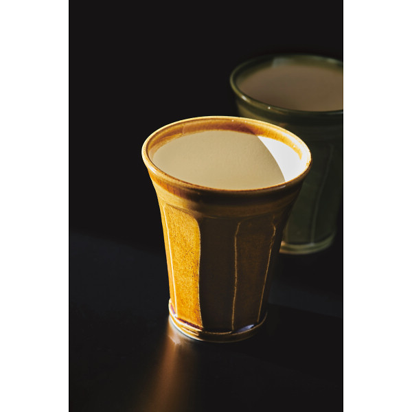 信楽焼　泡うまビアカップ　４個セットのサムネイル画像1