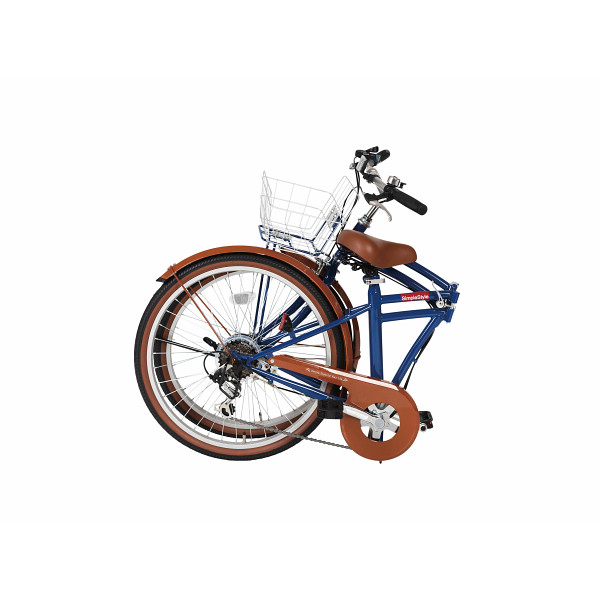 ２４型折畳自転車　シンプルスタイルのサムネイル画像1
