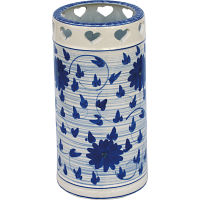 陶器傘立て 青花柄 
