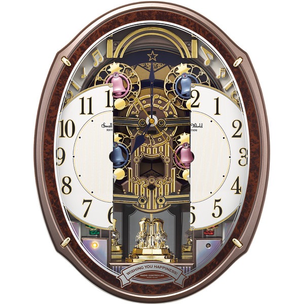 スモールワールド　メロディ電波からくり掛時計（４８曲入）のサムネイル画像1