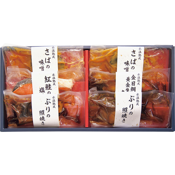 【父の日専用】氷温熟成　煮魚・焼魚ギフトセット（６切）のサムネイル画像1