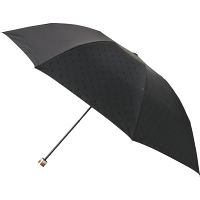 ポロ　ラルフ　ローレン　紳士折りたたみ雨傘　ＰＰロゴジャガード ブラック 