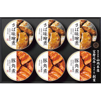 まぼろしの味噌使用みそだれさば味噌煮豚角煮缶詰セット