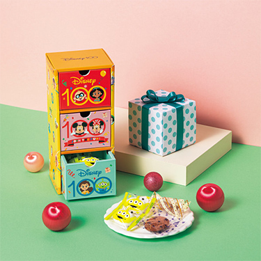 ３段お菓子ボックス（ディズニー１００）