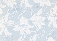 リリーラベンダー　やわらかな印象のゆり模様