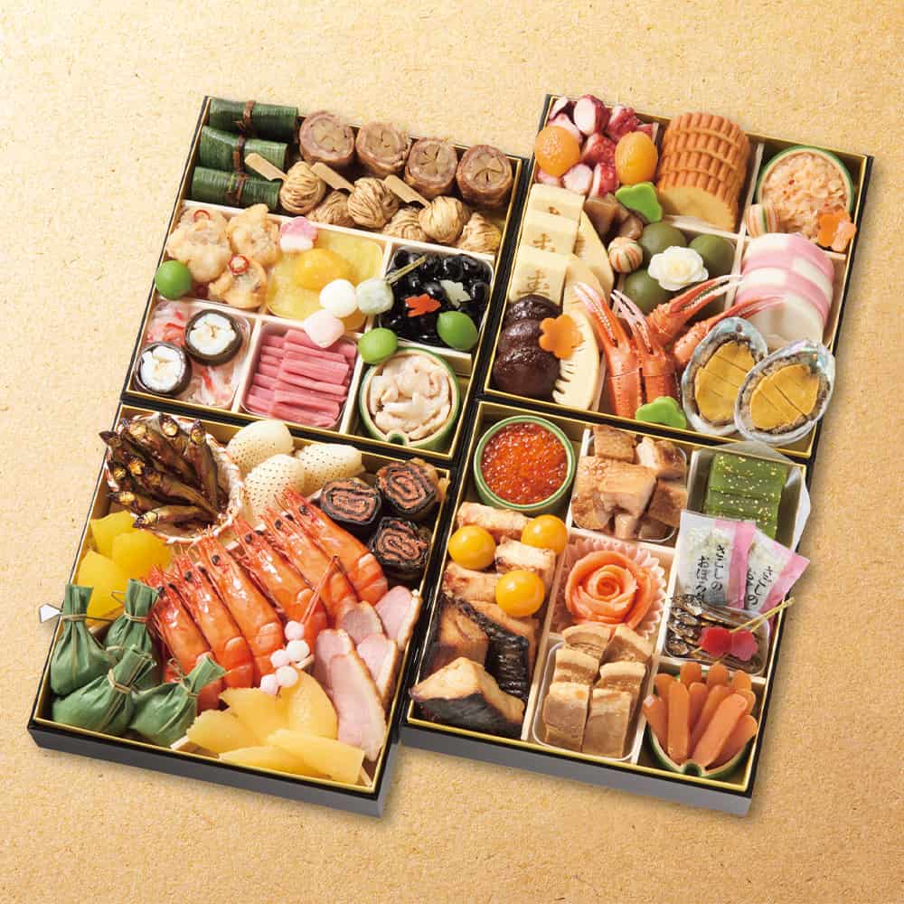 京菜味のむら　「朱雀」四段重