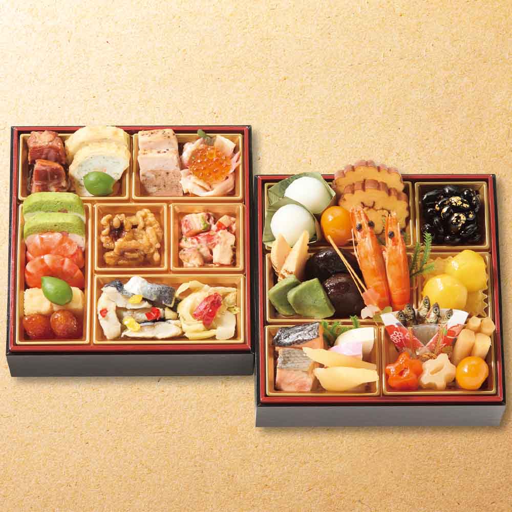 奥城崎シーサイドホテル二段重