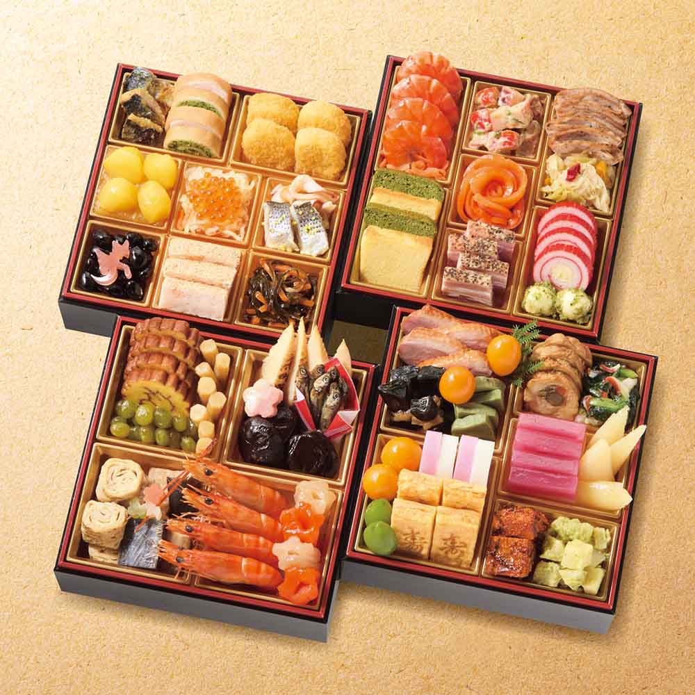 奥城崎シーサイドホテル四段重