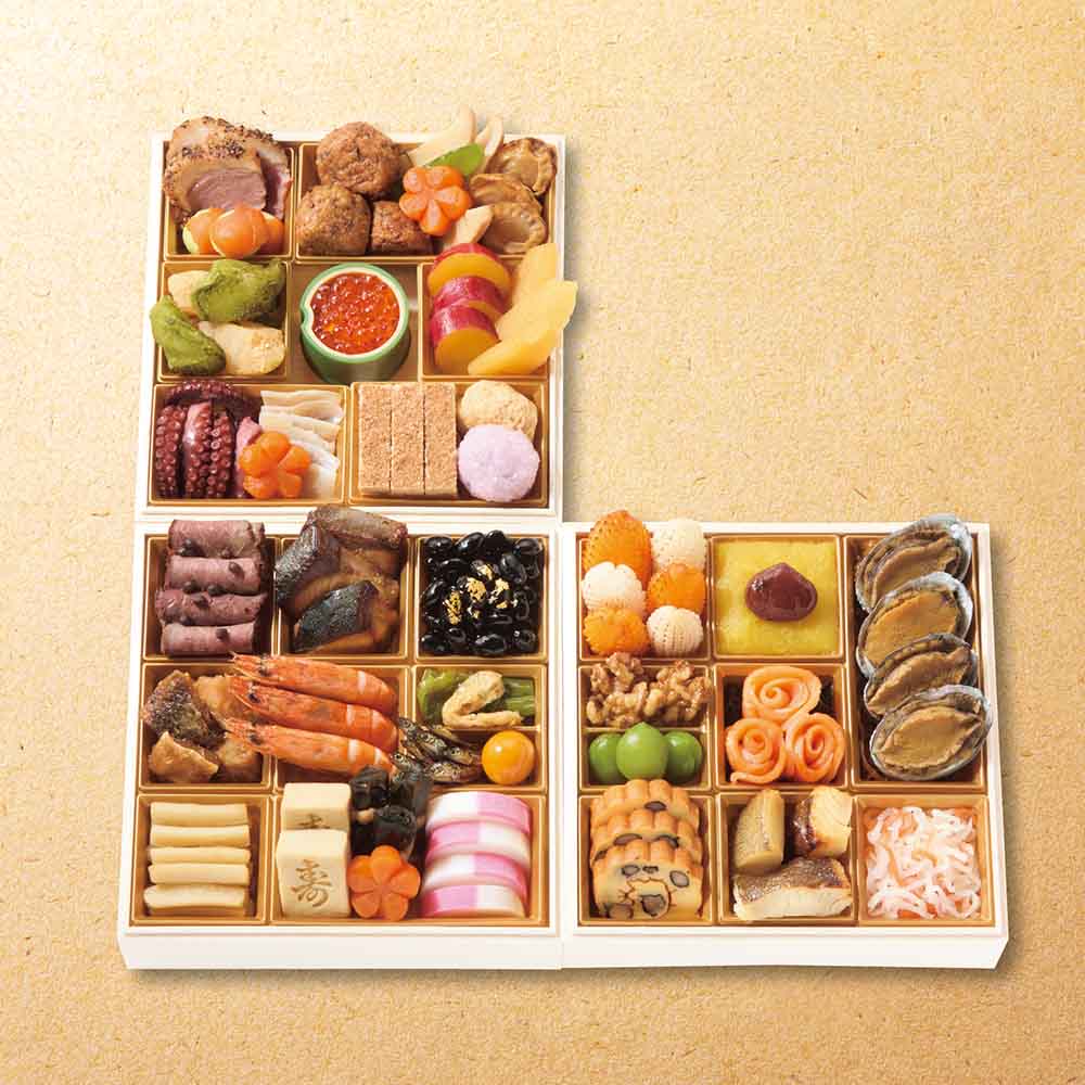 道場六三郎監修「ろくさん亭」和三段重おせち