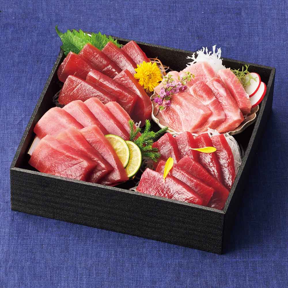 雫監修　天然マグロのお刺身　海鮮おせち　一段重