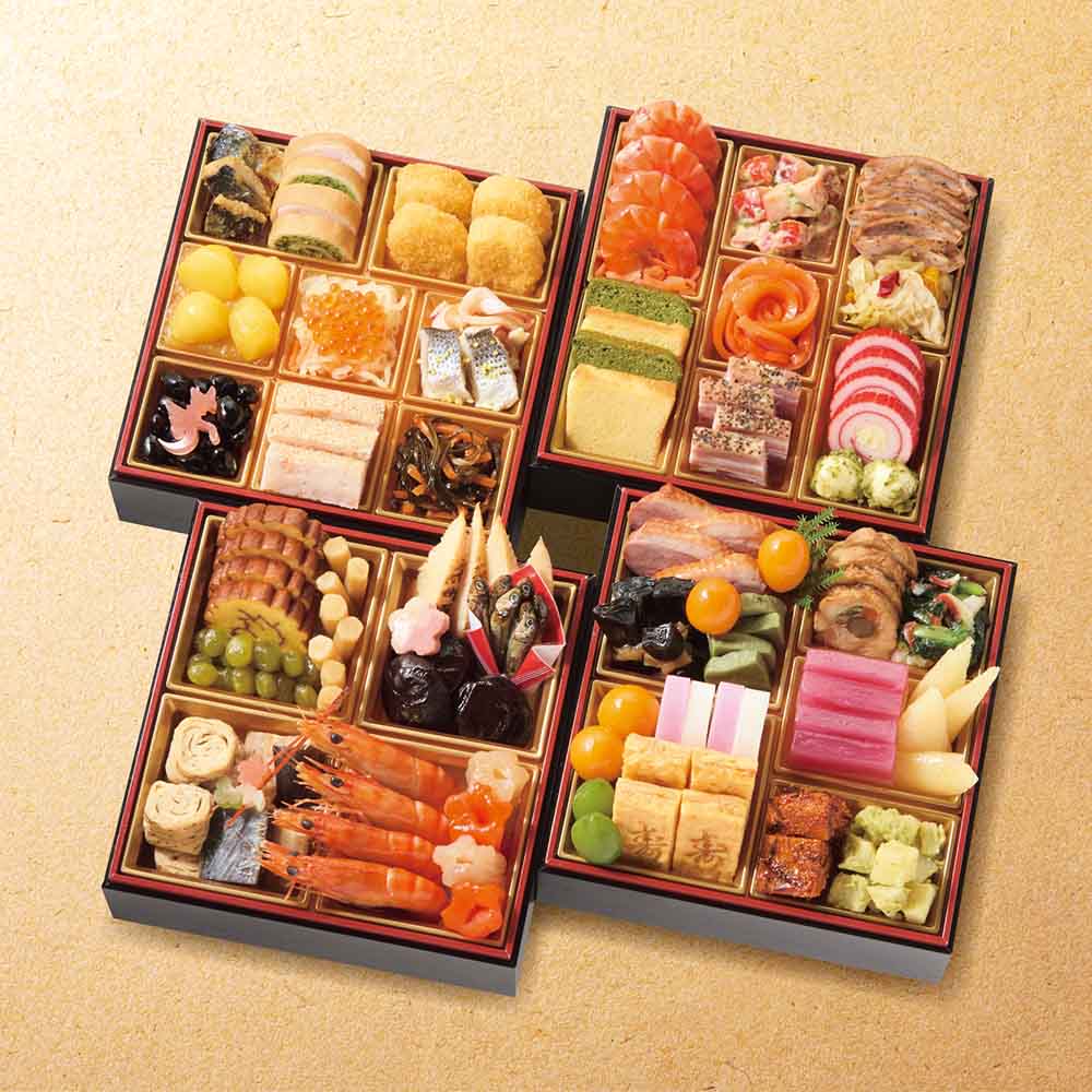 奥城崎シーサイドホテル四段重