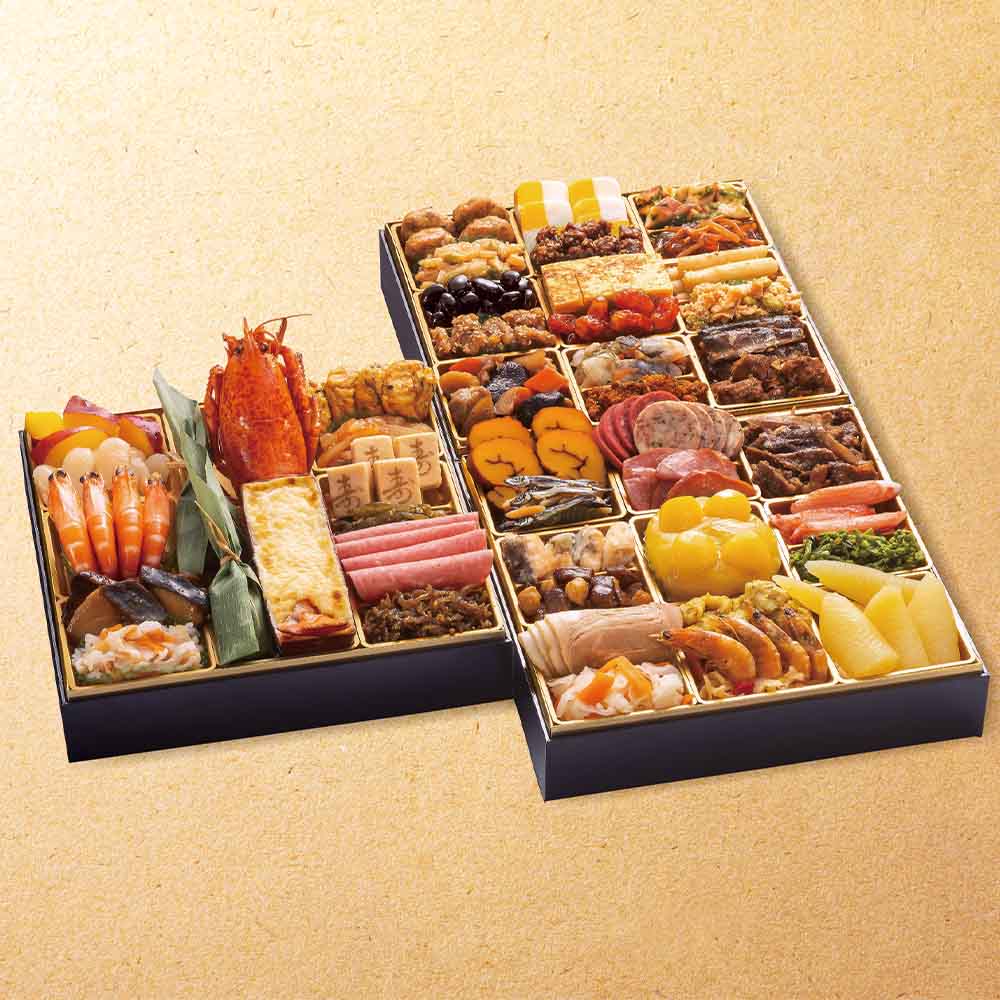 博多久松　和洋折衷本格料亭おせち　「博多」三段重