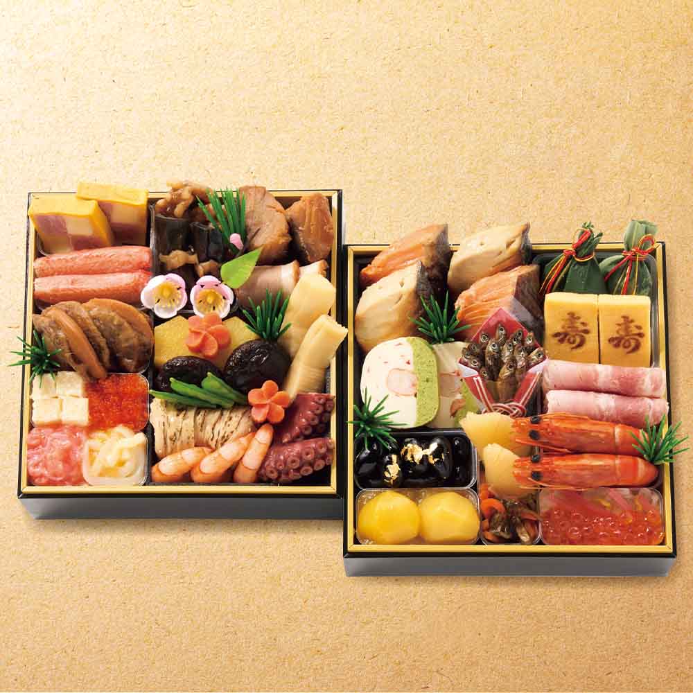 京・料亭わらびの里　和洋料亭おせち二段重