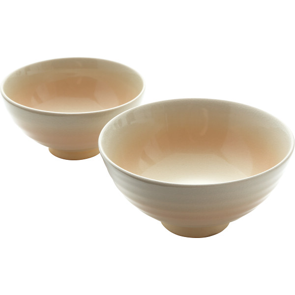 萩焼　姫土　丸組飯碗の商品画像