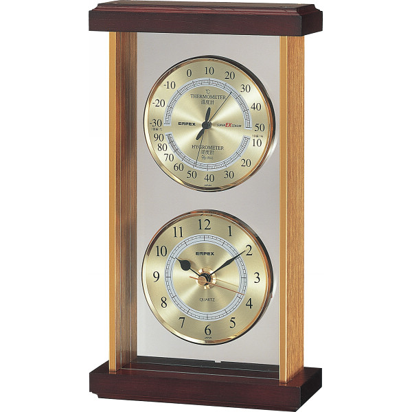 エンペックス　スーパーＥＸ温・湿度・時計の商品画像