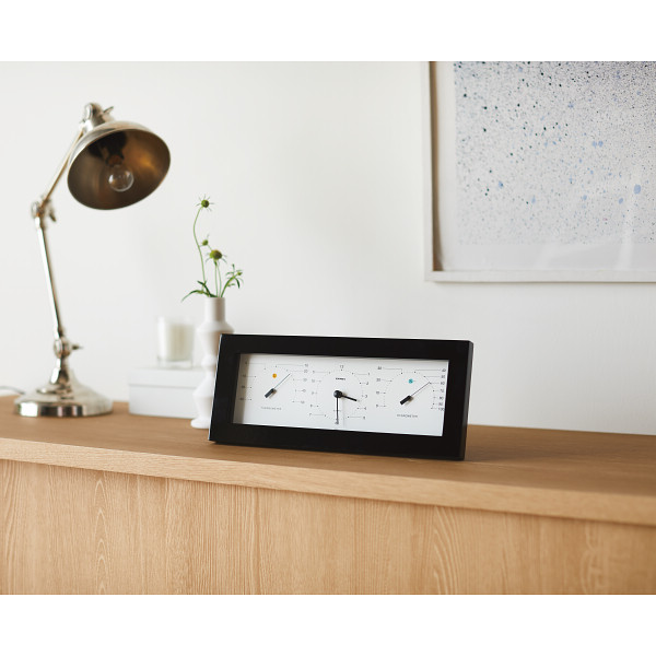 エンペックス　ＭＯＮＯ温度計・時計・湿度計のサムネイル画像1