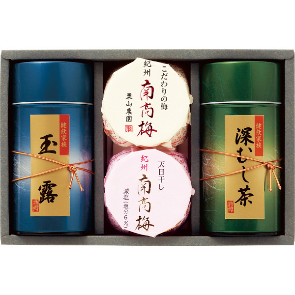 紀州南高梅・静岡銘茶詰合せの商品画像