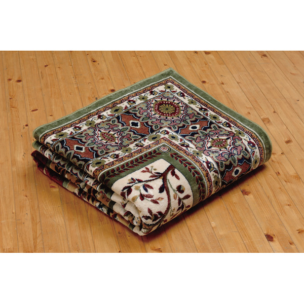 ベルギー製多色織シルクタッチカーペットのサムネイル画像1
