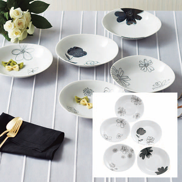 レノマ　パスタ＆カレー皿５枚セットの商品画像