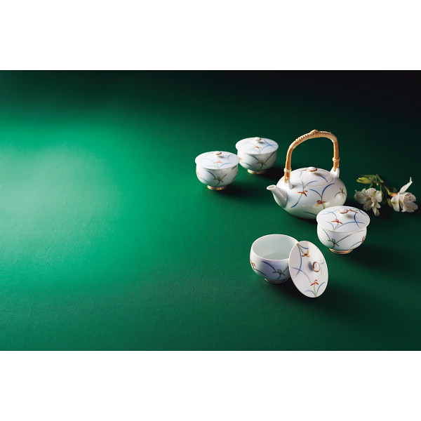 香蘭社　蘭　茶器揃のサムネイル画像1