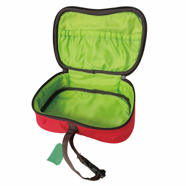 ハンナフラ　りんごマルチポーチ（おむつポーチ） アップルレッドのサムネイル画像1