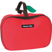 ハンナフラ　りんごマルチポーチ（おむつポーチ） アップルレッド 