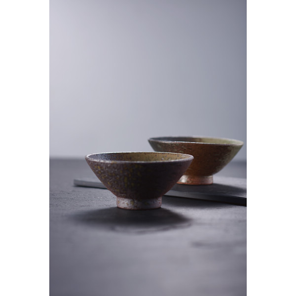 信楽焼　焼〆　ペア飯碗のサムネイル画像3