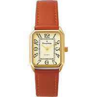 デビッドヒックス　メンズ腕時計 ブラウン 