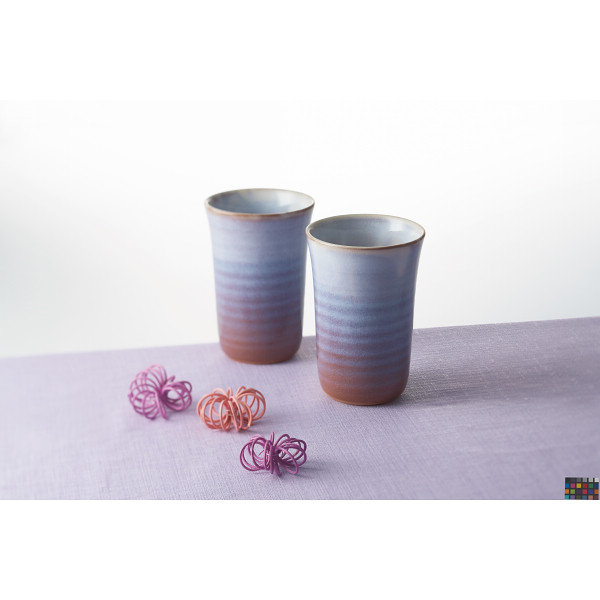 萩焼　萩紫　ペアフリーカップのサムネイル画像5