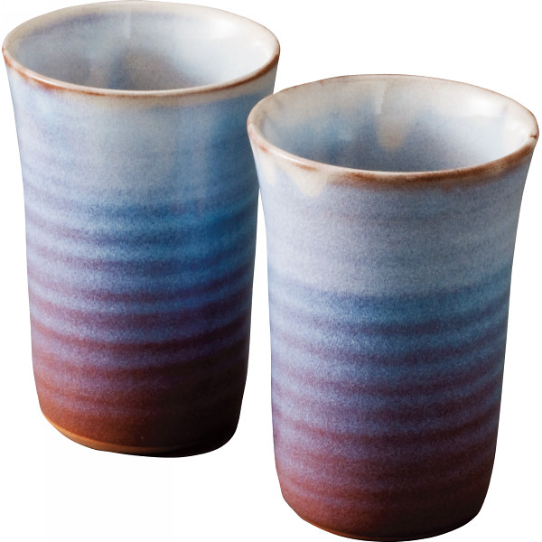 萩焼　萩紫　ペアフリーカップの商品画像