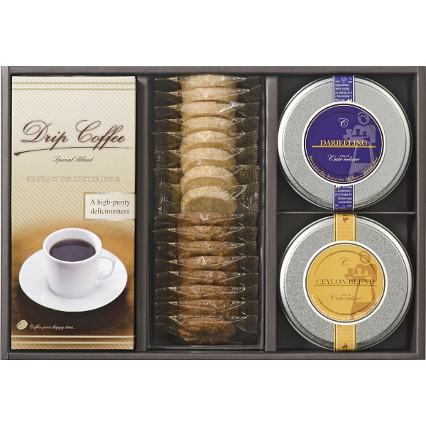 コーヒー・紅茶＆クッキーセットの商品画像