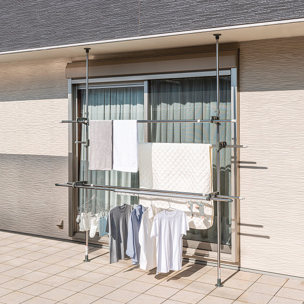 セキスイ　ステンレスベランダ用ものほし台のサムネイル画像1