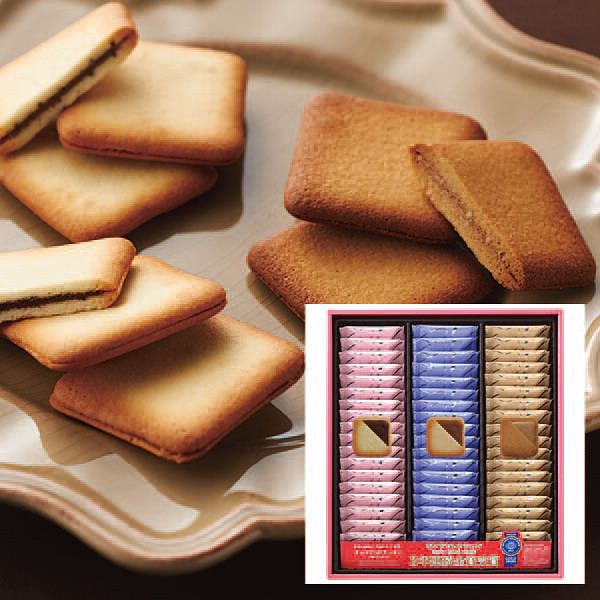 銀座コロンバン東京　メルヴェイユ（チョコサンドクッキー）（５４枚）の商品画像