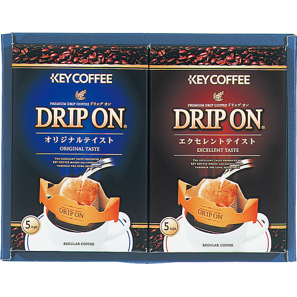キーコーヒー　ドリップオンコーヒーギフト（１０袋）の商品画像