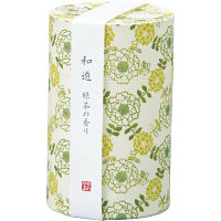 カメヤマ　和遊　香りのお線香（筒箱） 緑茶の香り 