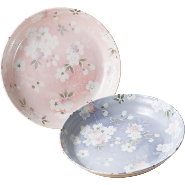 宇野千代　花笑み　ペアカレー皿の商品画像