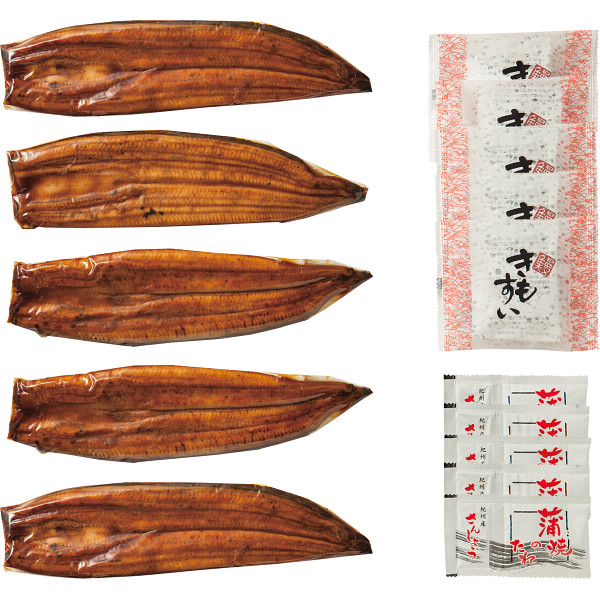山道養鰻場のうなぎ蒲焼（長焼）５尾のサムネイル画像1
