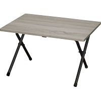 折りたたみ木製ローテーブル ブラウン 