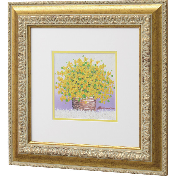 手描き油絵　「黄色のブーケ」の商品画像