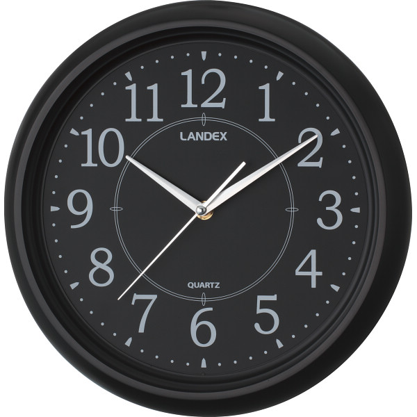 シンプル掛時計 ブラックの商品画像