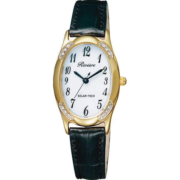リビエール　ソーラーレディース腕時計 ゴールドの商品画像