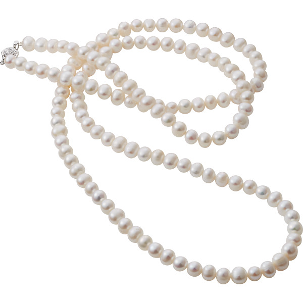 淡水真珠ロングネックレスの商品画像