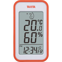 タニタ　デジタル温湿度計 オレンジ 